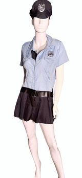 Bad cop naughty officer Halloween Costume sexy large Photo 0