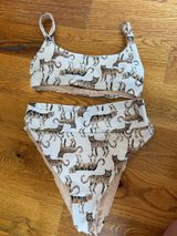 Aerie cheetah swim suit Photo 0