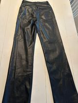 Leather Black Pants Photo 0