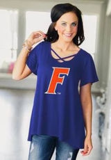 Gameday Couture Women’s Cross My Heart University of Florida Gators‎ Top Medium Photo 0