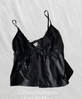 Urban Outfitters Kimchi Blue Black Satin Lace Cami Photo 0