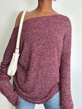Slinky Off Shoulder Sweater Photo 0