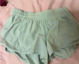 Mint Green Low-Rise Lululemon Hotty Hot Shorts 2.5" Photo 0