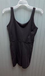 Calia by Carrie Underwood Black Athletic‎ Romper Bodysuit Women Size M Open Back Photo 0