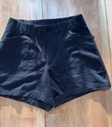 The North Face Womens Black Hiking Shorts Size 0 Cotton Nylon Stretch Utility Photo 0