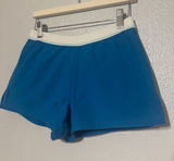Nike Dri-FIT Blue Low-Rise Running Shorts White Waistband Size XS Photo 0