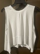 White Free People Tank Top S Photo 0