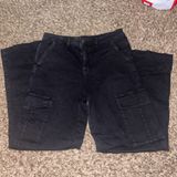 Black American Eagle Cargo Jeans Photo 0