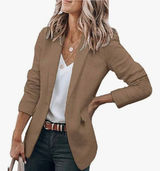 Work Blazer Brown Size L Photo 0