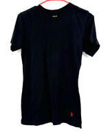 Polo Ralph Lauren size‎ small black short sleeve t-shirt slim fit 100% cotton Photo 0