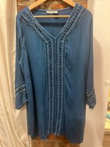 Rayon Long Sleeve Tunic Dress Photo 0