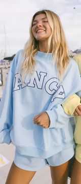 Fancy D Boutique Mock Neck Blue Photo 0