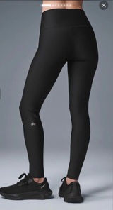 Alo High-Waisted Yoga Airlift Leggings Black size XS NWT Photo 0