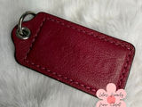 2" COACH Fob Bag Charm Hang tag Hangtag Photo 0