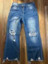 High Rise Mom Jeans Blue Size M Photo 0