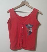 Harley-Davidson Buttoned Tank Top Rare And Vintage Photo 0