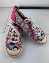 Coach Barrett Poppy canvas sneakers Signature Pattern Tennis Shoes Size‎ 8.5B Photo 0