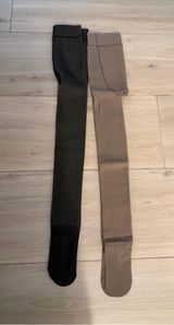 NEW 2 pairs Fleece Lined Tights Translucent Thermal Leggings One Size Photo 0
