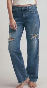 Favorite Daughter The Tommy Boston Low Slung Straight Jeans Size 27‎ Photo 0