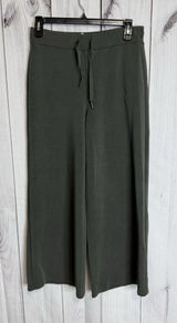 Spanx Air Essentials Wide Leg Pants Women's XL Dark Green Drawstring Lounge Soft Photo 0