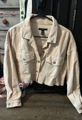 Corduroy Cropped Jacket Photo 0
