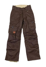 Sims Womens Brown Insulated Snow Ski Cargo Pants Utility Outdoor XS Photo 0