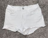 High-Rise Shortie Jean Shorts Photo 0