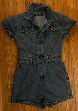 Denim Romper Photo 0