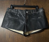 Forever 21 Distressed faux leather shorts M Photo 0