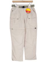 LL Bean Tan Convertible Zip Off Hiking Pants Shorts Sunsmart UPF 50+ Sz S Photo 0