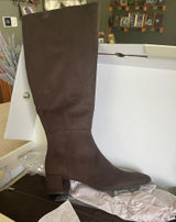 Bandolino Dark Brown Over-the-Knee Suede Boots Photo 0