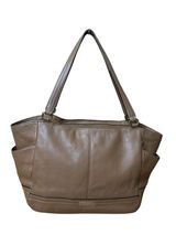 Coach British Tan Carrie Shoulder Tote with Brass Hardware Style F23284 Photo 0