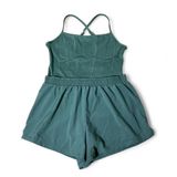 Victoria's Secret Pink Ultimate Runsie‎ Green one-piece Romper Yoga Size M Photo 0
