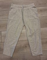 Danskin Size M Women’s Light Gray Elastic & Tie at Waste Jogger Sweatpants Photo 0