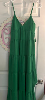 Green maxi dress  Photo 0