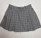 Hollister Ultra High-Rise Houndstooth Plaid Skort y2k preppy Academia Photo 0