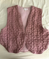 Free people Bali folk daisy floral pink vest large Photo 0