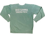 Comfort Colors Rho Gamma Virginia Tech Inspired Sweater Size‎ M Photo 0