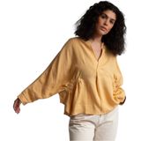 Beaumont Organics Ximena-May Organic Cotton‎ & Linen Blouse Sunflower Small $205 Photo 0