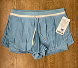Lululemon Ace Advantage HR Pleated Tennis Short. 2” Size L Photo 0