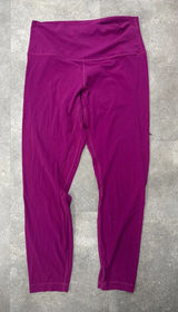 Women’s size 10, Lululemon leggings Purple Photo 0