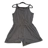 Emery Rose Sleeveless Romper Gray XL Casual Minimalist Loungewear Photo 0