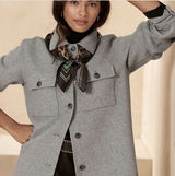 Banana Republic Women’s Oversized Shacket Shirt Jacket 4 Pocket Button Coat Med Photo 0
