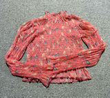 Free People Hello There Semi Sheer Mock Neck Top Photo 0