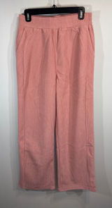 Halara Pink Corduroy Pul On Wide Leg Pants Women's MED Tall NWT Academia‎ Preppy Photo 0