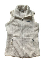 Columbia Off-White Sherpa Fleece Vest S Photo 0