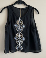 ✨ Iris Los Angeles Black Sheer Top Medium‎ Photo 0