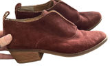Lucky Brand Shoes Womens Size 8M Brown Suede Ankle‎ Booties Low Heel Kimbery Photo 0