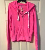 NWT PINK Victoria’s Secret Women's Pink Hoodie Jacket Medium Photo 0