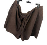 Auden Sweater Knit Brown Drawstring Shorts Women’s Casual‎ Lightweight 2X Photo 0